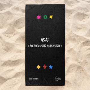 Telo mare "ASAP – Another Spritz As Possible"